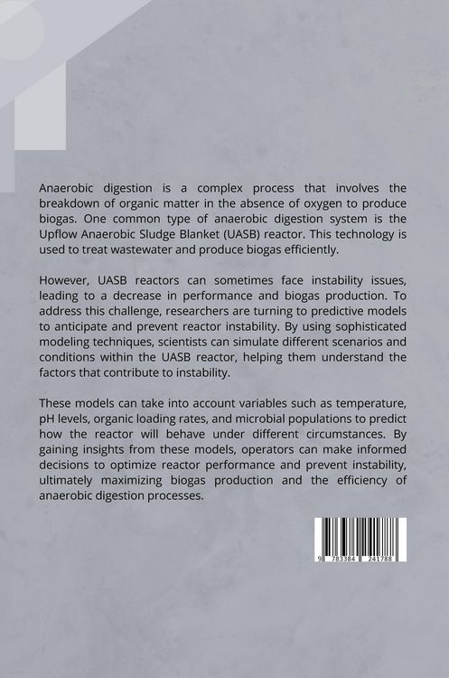 Produktbild: Anaerobic Digestion Foresight: Using Models to Predict UASB Reactor Instability