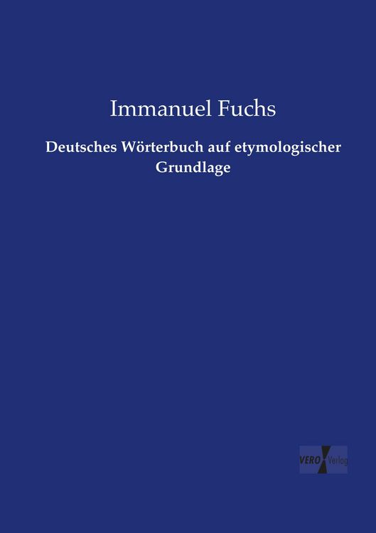 Produktbild: Deutsches W&ouml;rterbuch auf etymologischer Grundlage