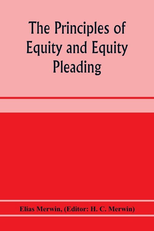 Produktbild: The principles of equity and equity pleading