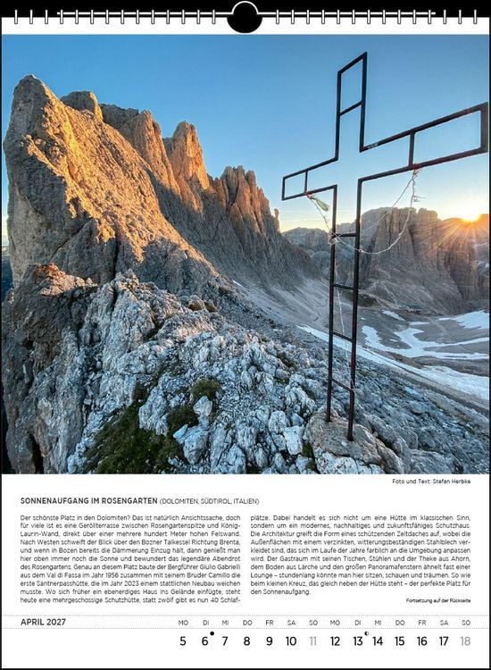 Produktbild: Blodigs Alpenkalender 2027