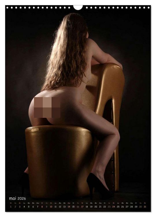 Produktbild: Beaut&eacute;s blondes nues (Calendrier mural 2026 DIN A3 horizontal), CALVENDO calendrier mensuel