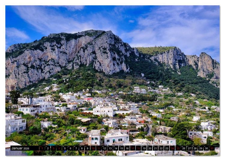 Produktbild: Faszinierendes Capri (Tischkalender 2026 DIN A5 quer), CALVENDO Monatskalender
