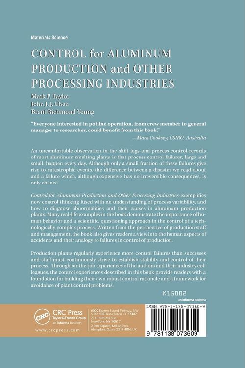 Produktbild: Control for Aluminum Production and Other Processing Industries