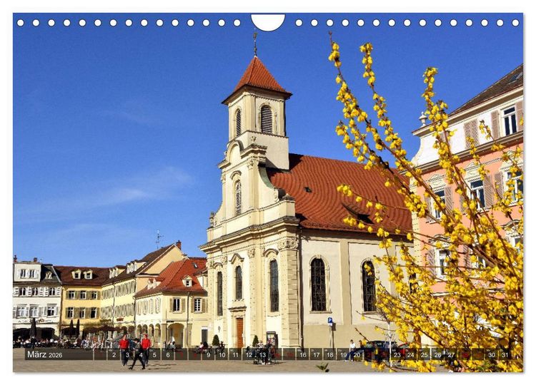 Produktbild: Unterwegs in Ludwigsburg (Wandkalender 2026 DIN A4 quer), CALVENDO Monatskalender