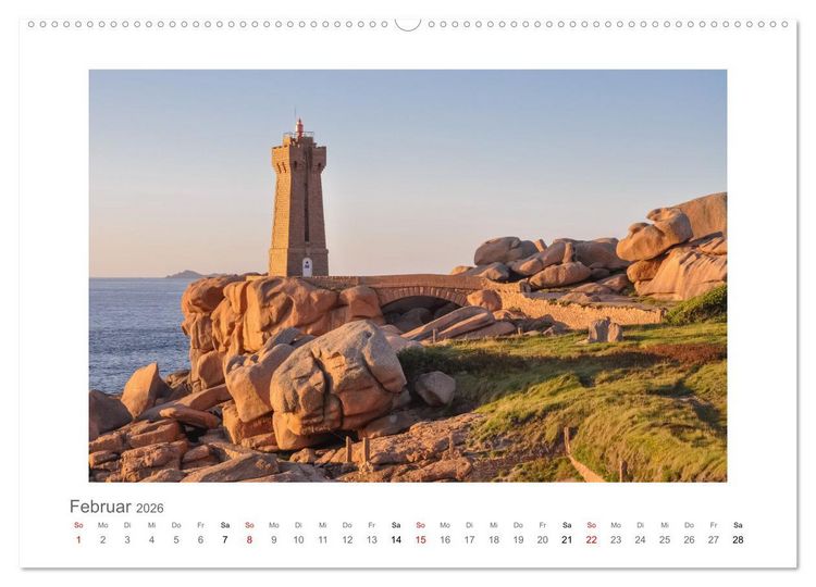Produktbild: Bretagne - unterwegs mit Julia Hahn (hochwertiger Premium Wandkalender 2026 DIN A2 quer), Kunstdruck in Hochglanz