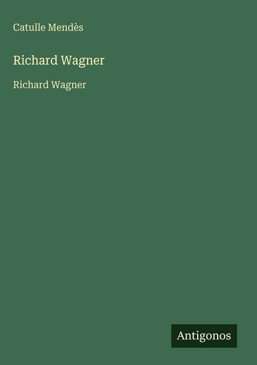 Produktbild: Richard Wagner