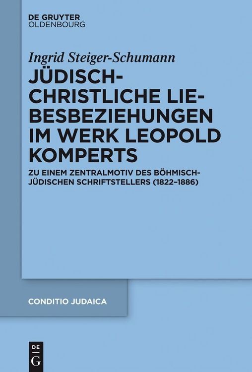 Produktbild: J&uuml;disch-christliche Liebesbeziehungen im Werk Leopold Komperts