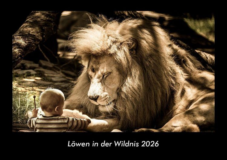 Produktbild: L&ouml;wen in der Wildnis 2026 Fotokalender DIN A3