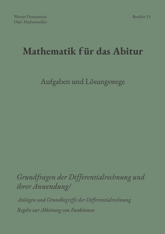 Produktbild: Mathematik f&uuml;r das Abitur