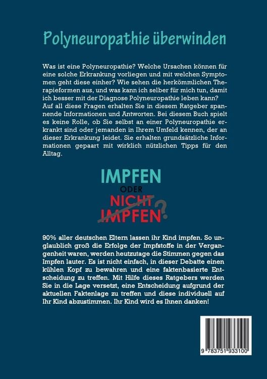 Produktbild: 2 in 1 Buch | Polyneuropathie &uuml;berwinden: Mit Nervenschmerzen und Restless Legs umzugehen lernen und ganzheitlich behandeln