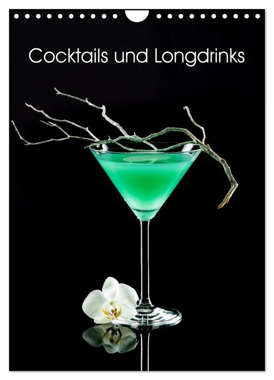 Produktbild: Cocktails und Longdrinks (Wandkalender 2026 DIN A4 hoch), CALVENDO Monatskalender