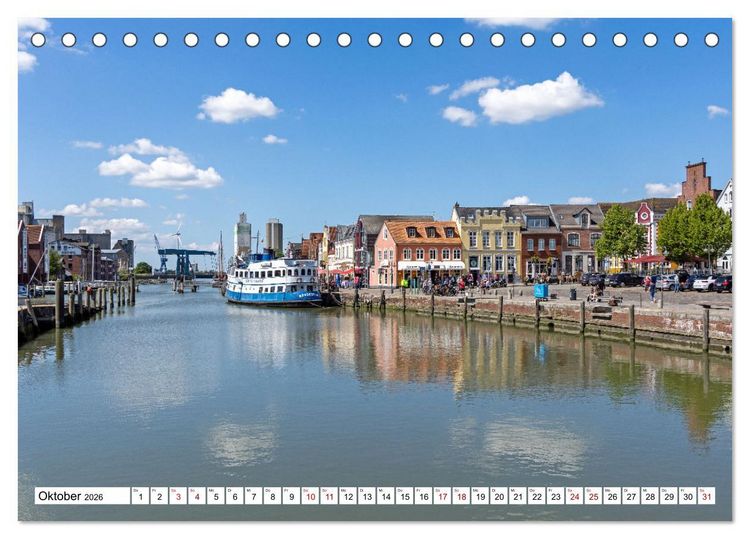 Produktbild: Moin Nordfriesland - Urlaub an der Nordseek&uuml;ste (Tischkalender 2026 DIN A5 quer), CALVENDO Monatskalender