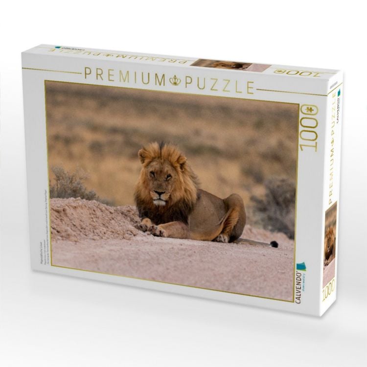 Produktbild: CALVENDO Puzzle Majest&auml;tische L&ouml;we | 1000 Teile Lege-Gr&ouml;&szlig;e 64x48cm Foto-Puzzle f&uuml;r gl&uuml;ckliche Stunden