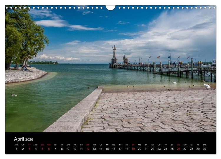 Produktbild: Kulturlandschaft Bodensee - Teil I (Wandkalender 2026 DIN A3 quer), CALVENDO Monatskalender