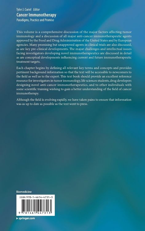 Produktbild: Cancer Immunotherapy