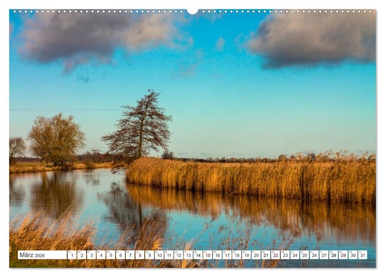 Produktbild: Osterholz-Scharmbeck, Natur-Impressionen aus dem Teufelsmoor (Wandkalender 2026 DIN A2 quer), CALVENDO Monatskalender