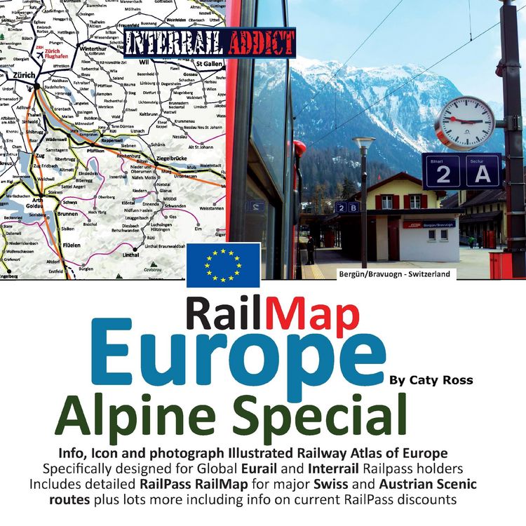 Produktbild: Rail Map Europe - Alpine Special