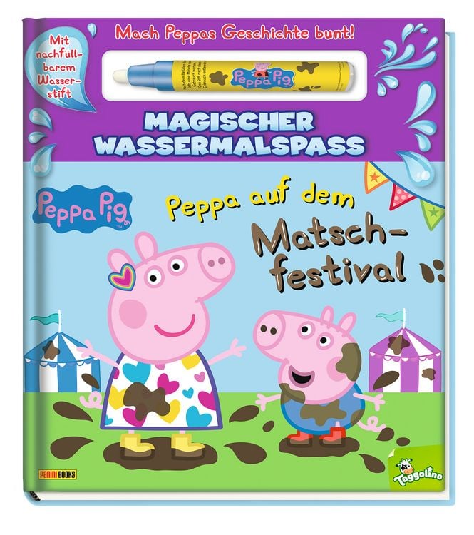 Produktbild: Peppa Pig: Peppa auf dem Matschfestival - Magischer Wassermalspa&szlig;