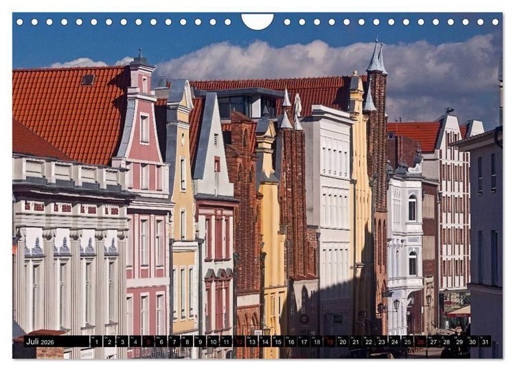 Produktbild: Ostseeperle Stralsund (Wandkalender 2026 DIN A4 quer), CALVENDO Monatskalender