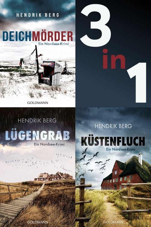 Produktbild: Die Nordsee-Krimi-Reihe mit Theo Krumme: Deichm&ouml;rder / L&uuml;gengrab / K&uuml;stenfluch