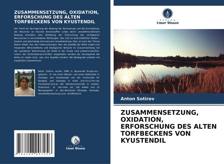 Produktbild: Zusammensetzung, Oxidation, Erforschung des Alten Torfbeckens von Kyustendil