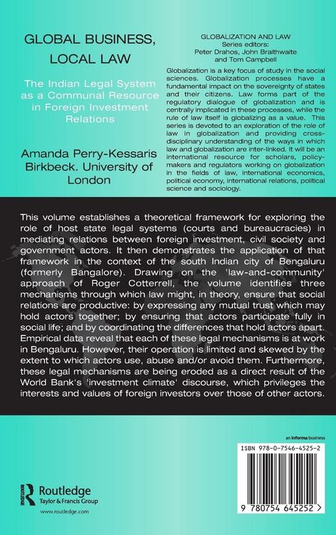 Produktbild: Global Business, Local Law