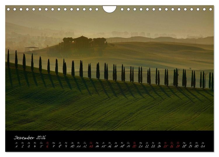 Produktbild: Licht der Toscana (Wandkalender 2026 DIN A4 quer), CALVENDO Monatskalender