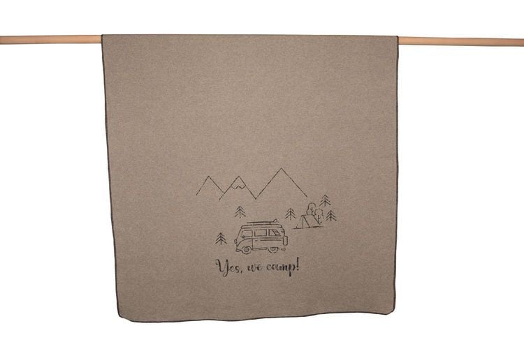 Produktbild: Fussenegger Flanelldecke "yes we camp"