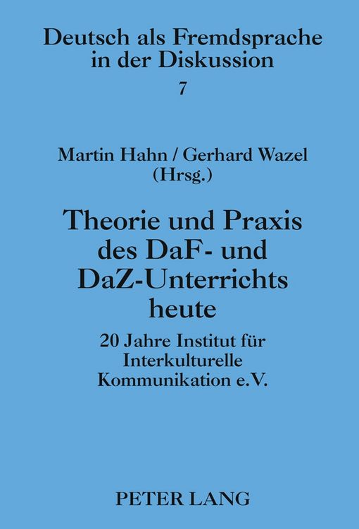 Produktbild: Theorie und Praxis des DaF- und DaZ-Unterrichts heute