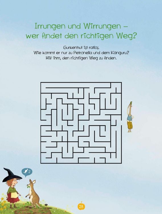Produktbild: Petronella Apfelmus - Zauberspa&szlig; und Hexenlogik. Das gro&szlig;e R&auml;tselbuch