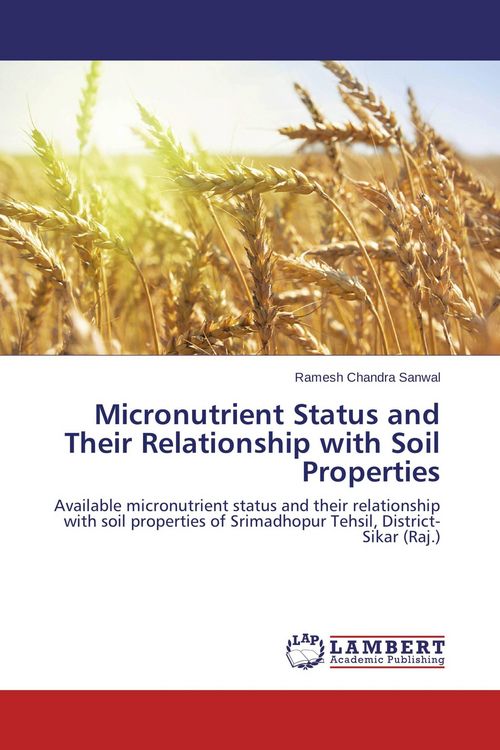 Produktbild: Micronutrient Status and Their Relationship with Soil Properties