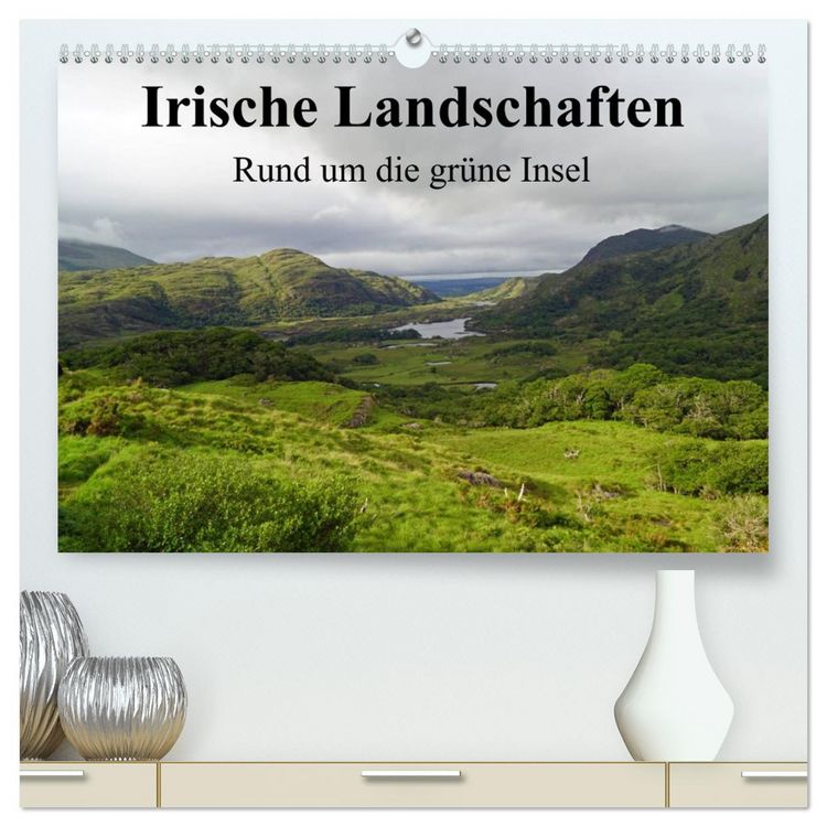 Produktbild: Irische Landschaften - Rund um die gr&uuml;ne Insel (hochwertiger Premium Wandkalender 2026 DIN A2 quer), Kunstdruck in Hochglanz