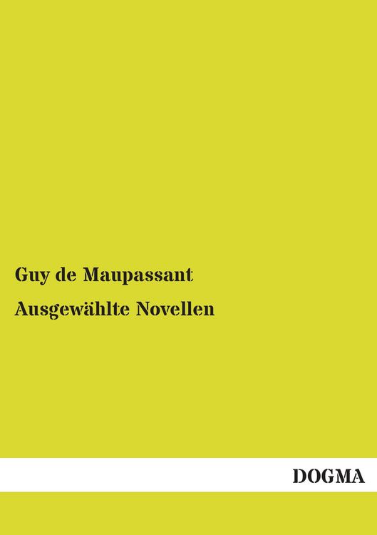 Produktbild: Ausgew&auml;hlte Novellen