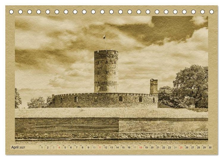 Produktbild: Danzig &ndash; Ein Kalender im Zeitungsstil (Tischkalender 2027 DIN A5 quer), CALVENDO Monatskalender