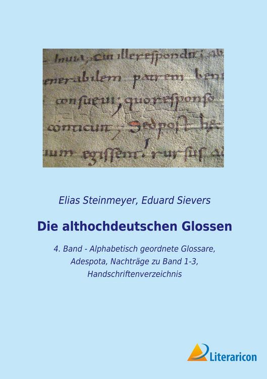 Produktbild: Die althochdeutschen Glossen