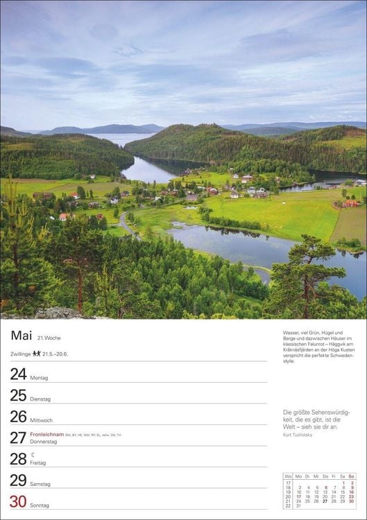 Produktbild: Skandinavien Wochenplaner 2027 - Eine Reise in 53 Bildern