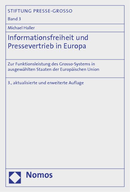 Produktbild: Informationsfreiheit und Pressevertrieb in Europa