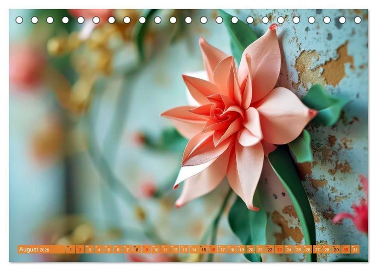 Produktbild: Origami-Formen (Tischkalender 2026 DIN A5 quer), CALVENDO Monatskalender