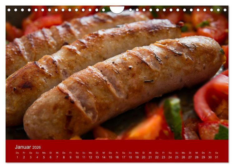 Produktbild: Schinken und Wurst (Wandkalender 2026 DIN A4 quer), CALVENDO Monatskalender