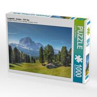 Produktbild: CALVENDO Puzzle Langkofel - Gr&ouml;den - 3181 Hm | 1000 Teile Lege-Gr&ouml;&szlig;e 64x48cm Foto-Puzzle f&uuml;r gl&uuml;ckliche Stunden