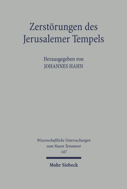 Produktbild: Zerst&ouml;rungen des Jerusalemer Tempels