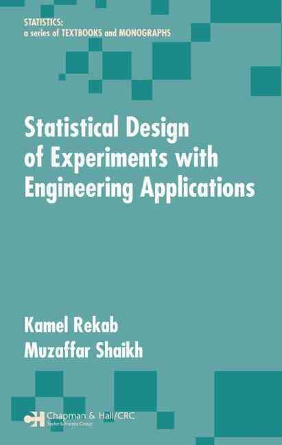 Produktbild: Statistical Design of Experiments with Engineering Applications