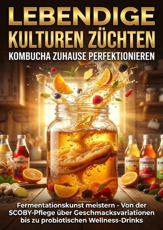 Produktbild: Lebendige Kulturen Z&uuml;chten: Kombucha Zuhause Perfektionieren