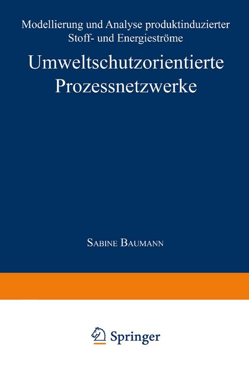 Produktbild: Umweltschutzorientierte Prozessnetzwerke