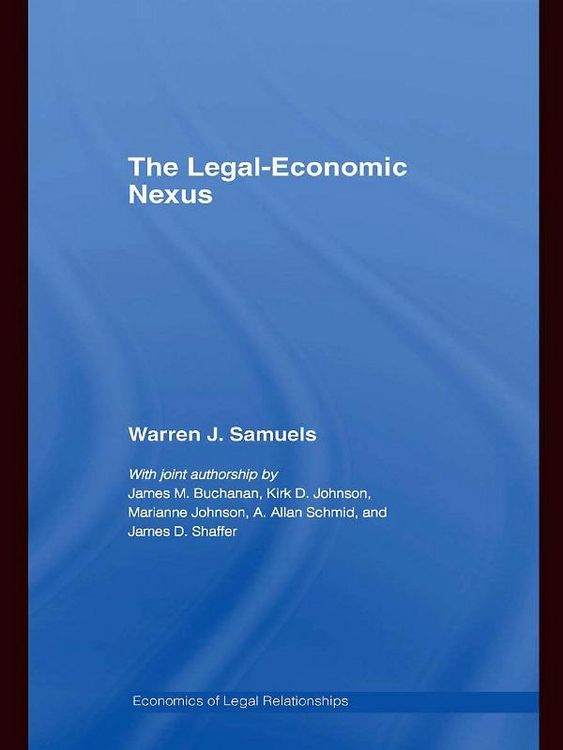 Produktbild: The Legal-Economic Nexus