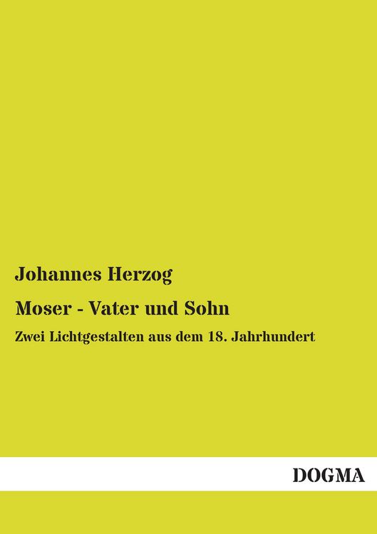 Produktbild: Moser - Vater und Sohn