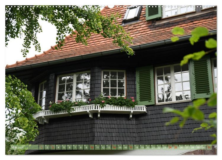 Produktbild: Die Villenkolonie in Buchschlag (Wandkalender 2026 DIN A2 quer), CALVENDO Monatskalender