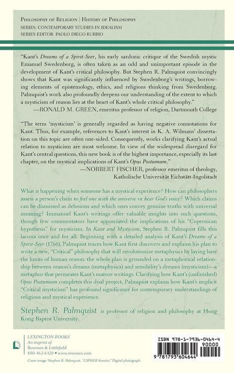 Produktbild: Kant and Mysticism