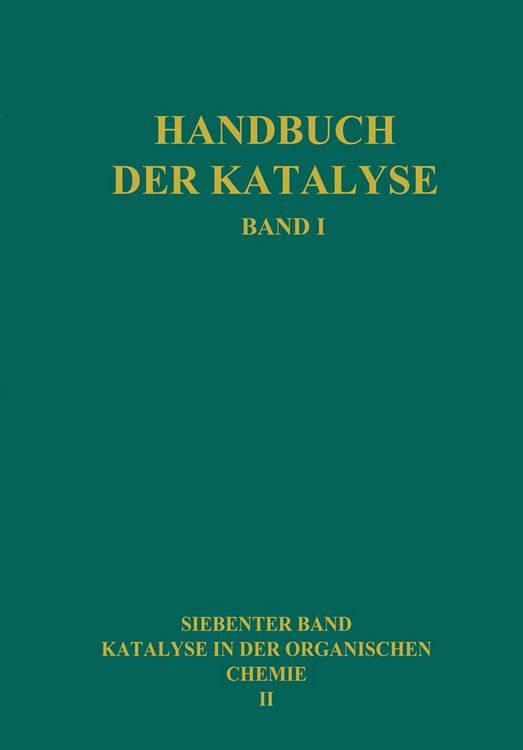 Produktbild: Katalyse in der Organischen Chemie