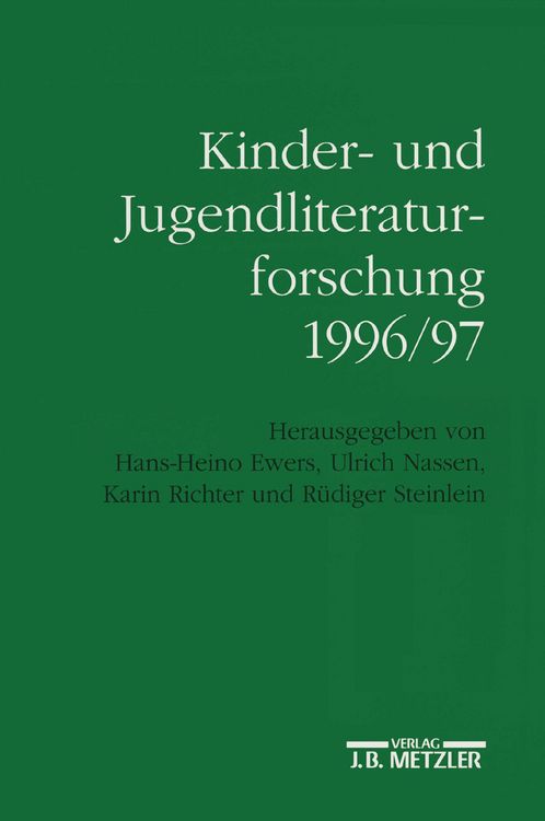 Produktbild: Kinder- und Jugendliteraturforschung 1996/97